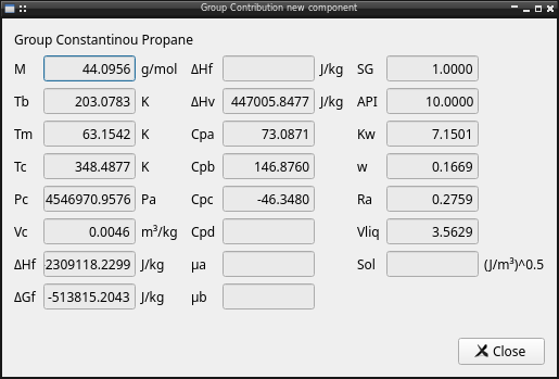 newComponent Details